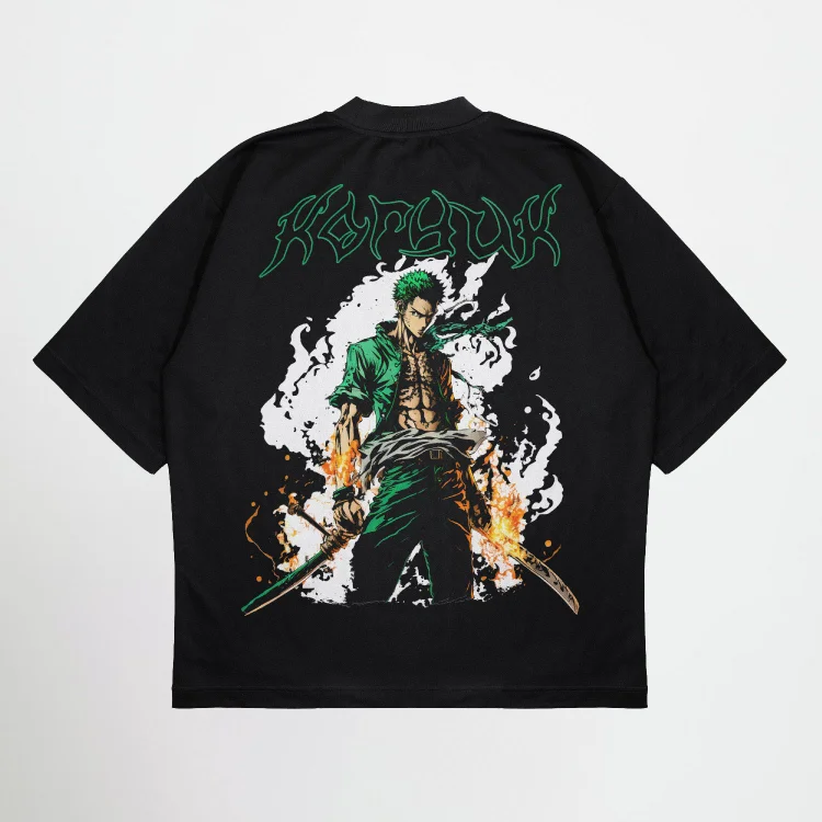 ZORO - ONE PIECE Oversized Shirt (Backprint)