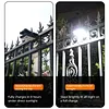 Portable Safety Wall Lights Waterproof LED Solar Motion Sensor Lights USB Charging Outdoor Clip On Solar Lights for Outside Fence Chain Link Camping