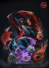 GX Evolution Series Salamence Family with LED - Pokemon Resin Statue - Fantasy Studios [In Stock]