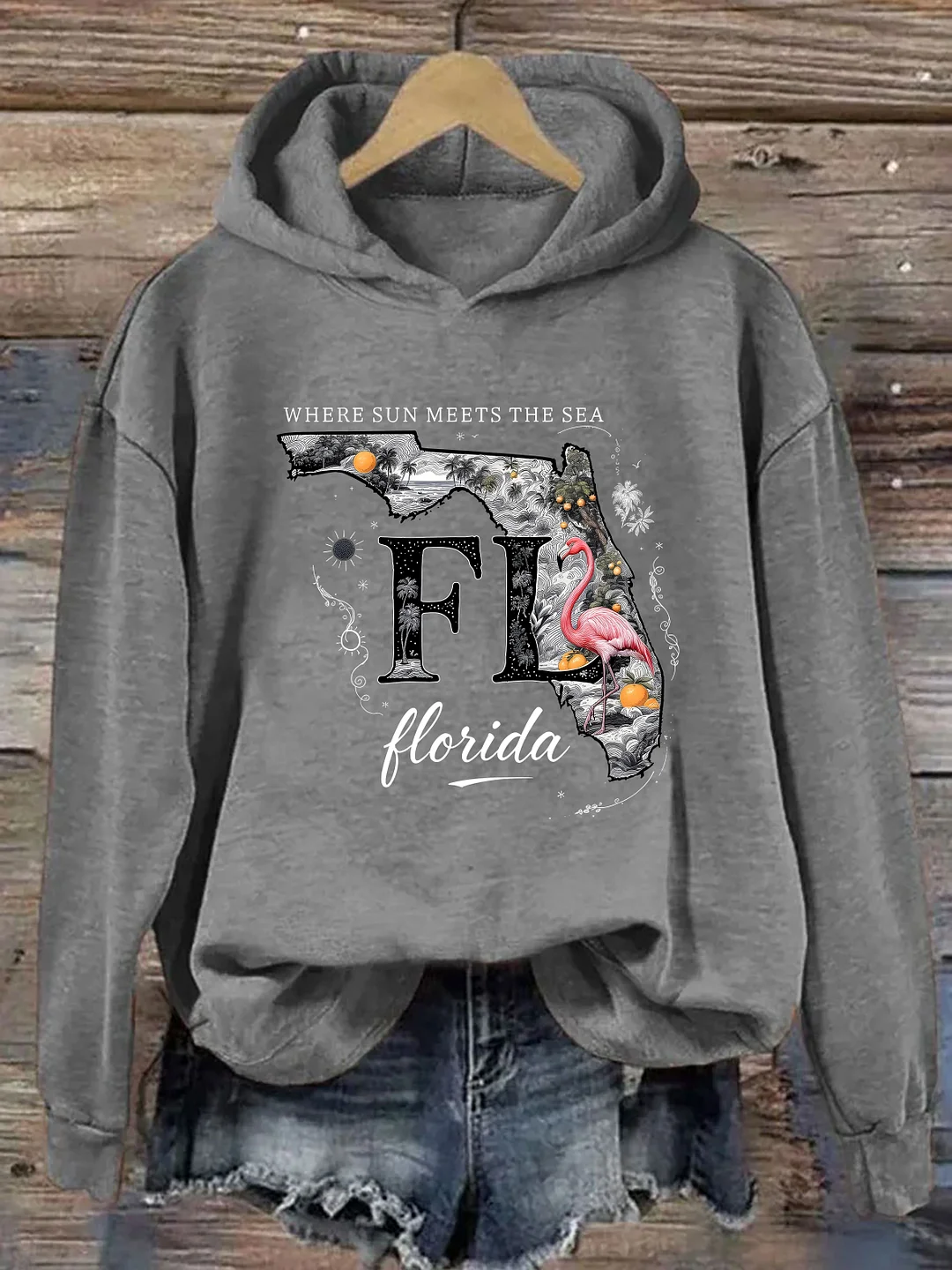 Where Sun Meets The Sea Florida Hoodie