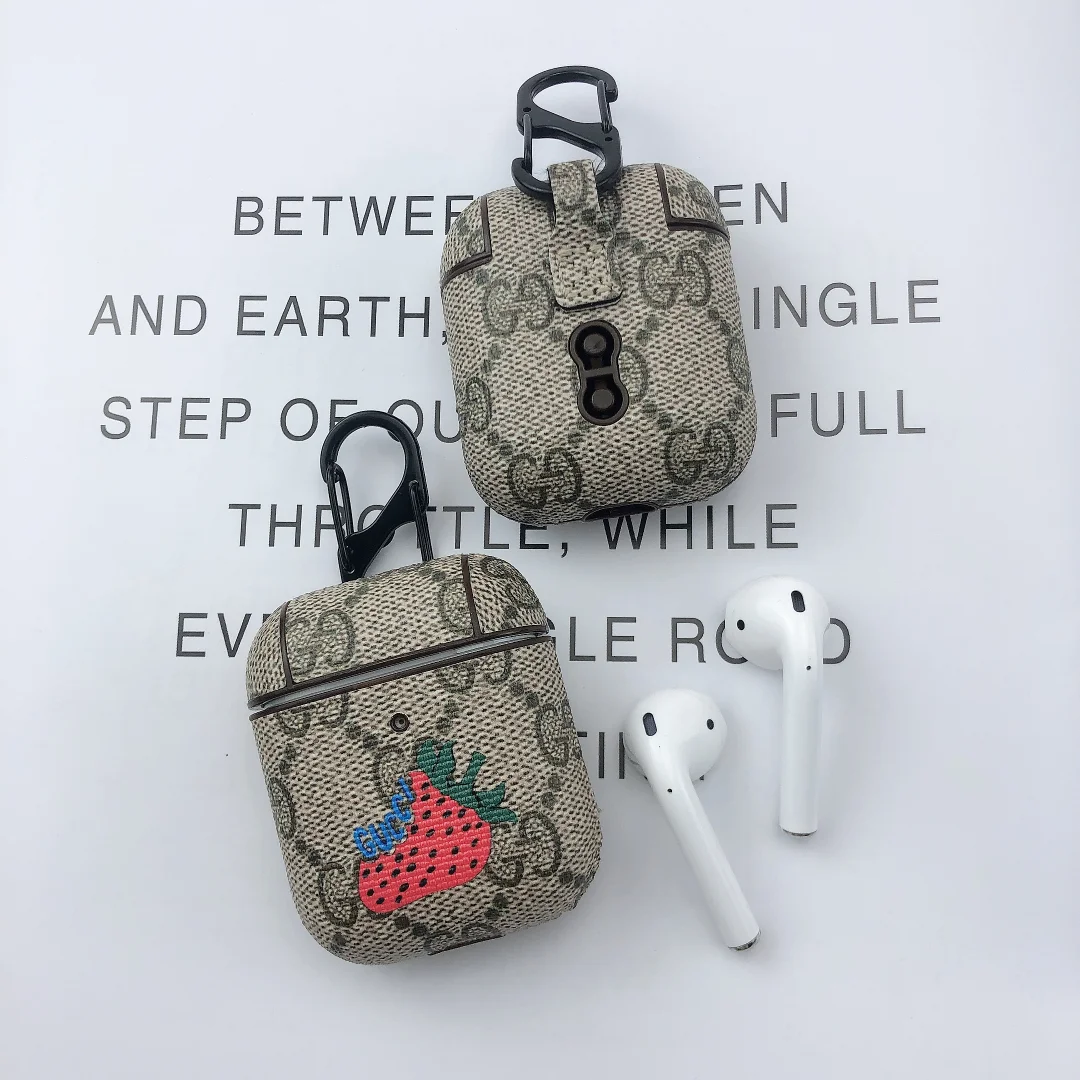 New Apple Airpods 1 & 2 Leather Case--[GUCCLV]