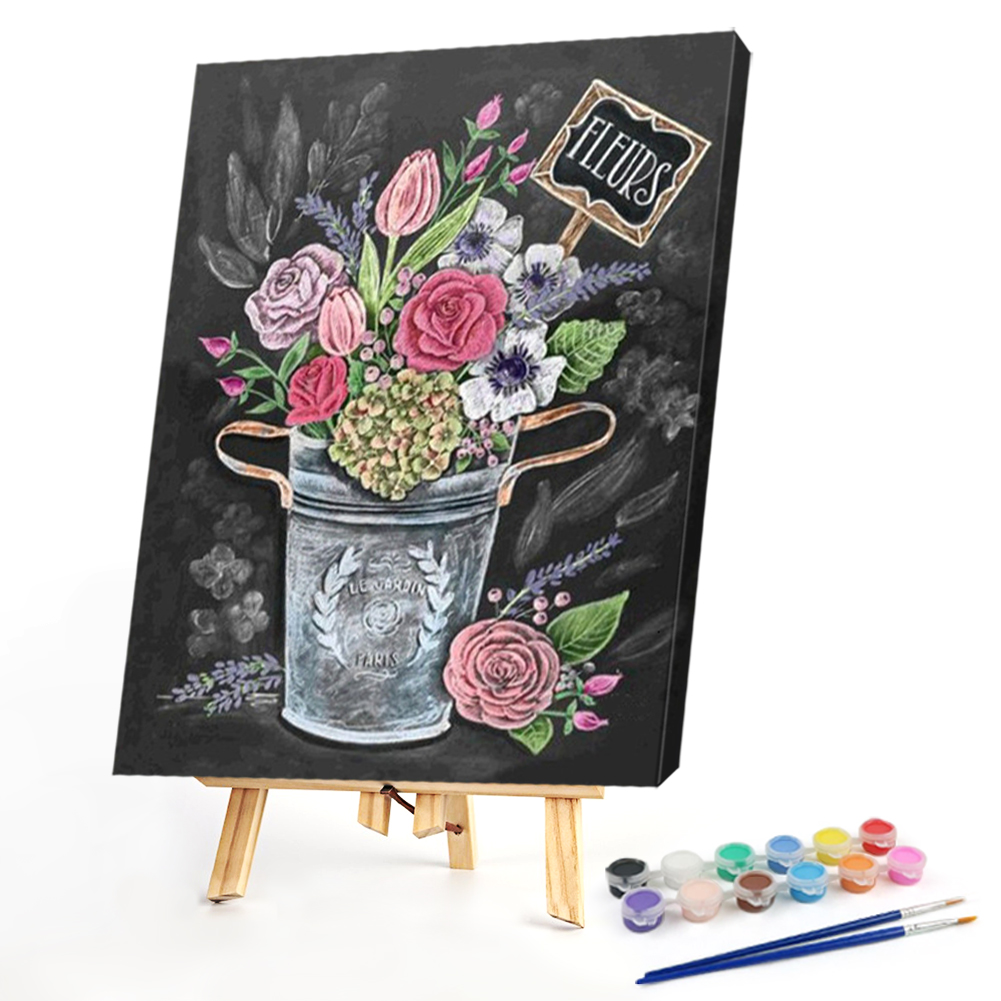 

40*50CM - Paint By Numbers - Letter Bonsai, 501 Original