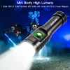 APLOS AP01 1050 Lumen Diving Flashlight, XM-L2 5000k LED Scuba Dive Light, IPX8 Waterproof Underwater 100m 328ft Professional Submersible Light with 18650 Batteries and Charger APLOS Dive Light Official