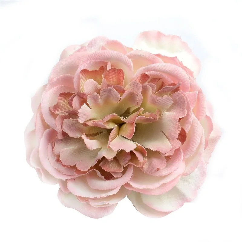50/100pcs 8cm Large Peony Artificial Silk Flower Head For Wedding Party Decoration Diy Scrapbooking Christmas Items Fake Flowers