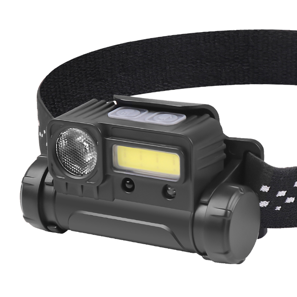 

XPE+COB LED Sensor Headlight USB Rechargeable Magnet Fixed Focus Head Torch, 501 Original