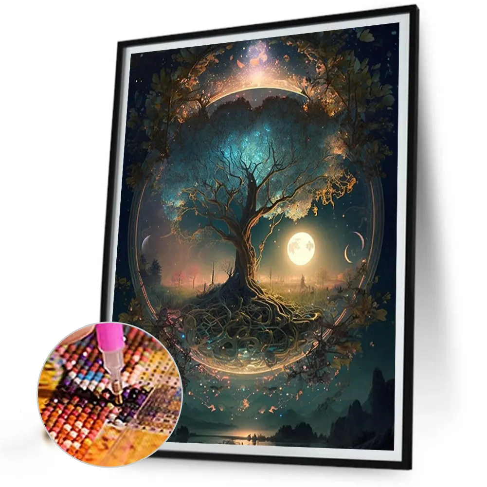 Diamond Painting - Full Round Drill - Tree(Canvas|40*50cm)