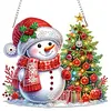 Kit de pendentif de peinture acrylique &agrave; un seul c&ocirc;t&eacute; de No&euml;l 20 cm