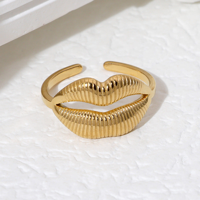 Open Ring Lip Stainless Steel Electroplating Rings