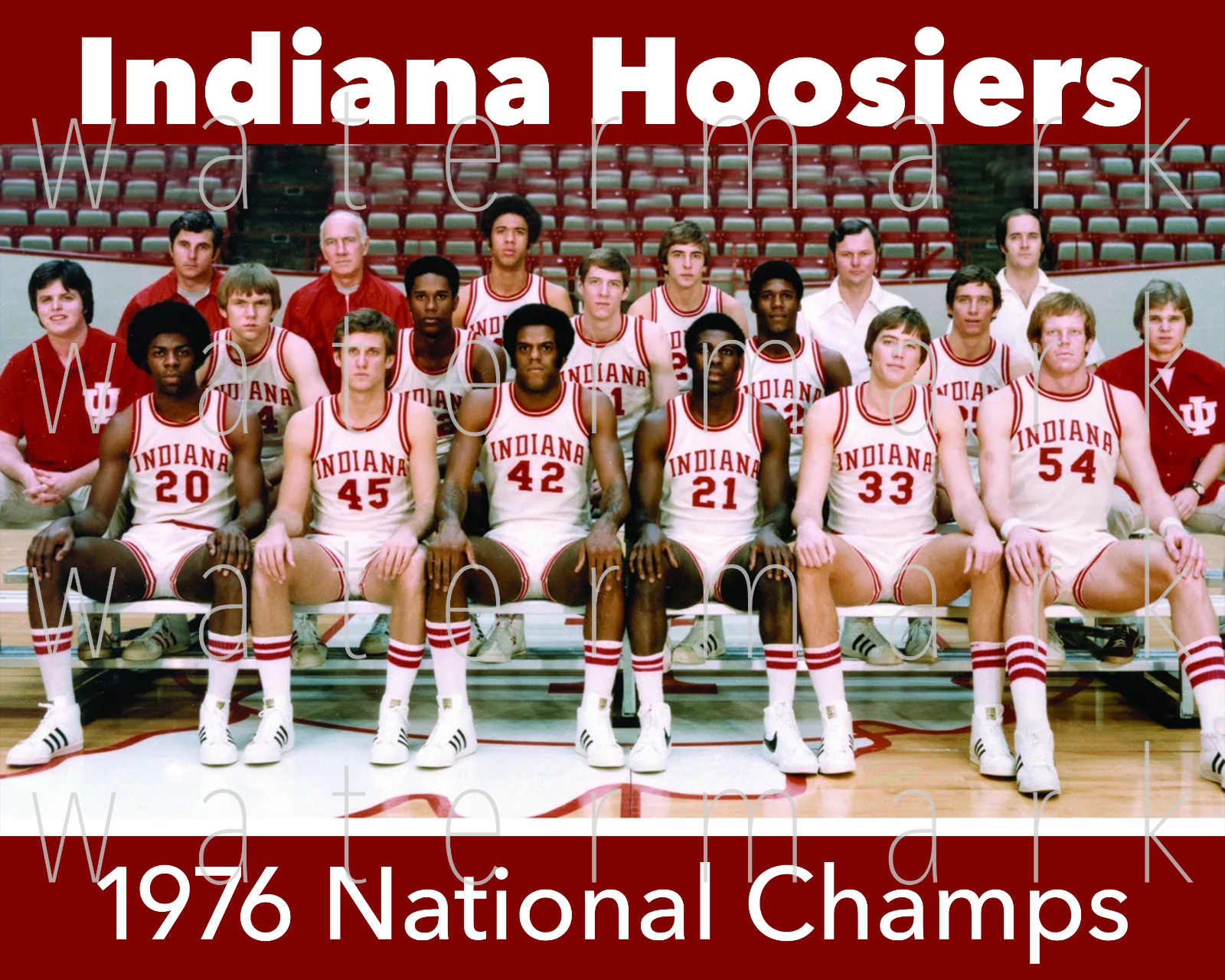 Indiana Hoosiers 1976 team 8X10 Photo Poster painting poster print picture RP