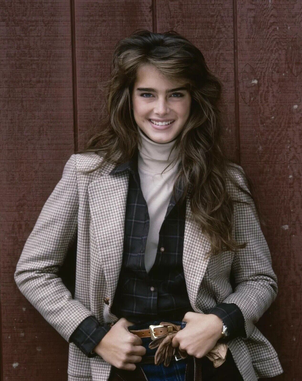 brooke shields Photo Poster paintinggraph 8x10 Photo Poster painting 80s Icon Actress Picture Print