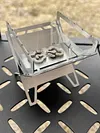 Stainless Steel Mini Folding Stove Portable Mini Wood Stove Outdoor Camping Gear