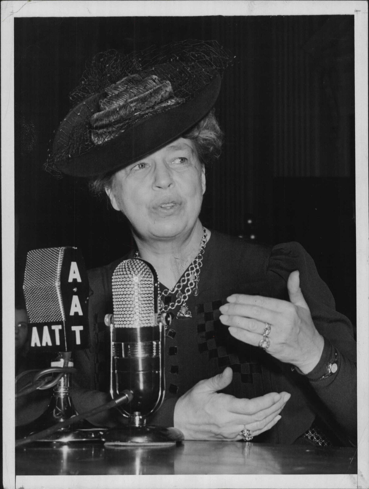 First Lady Eleanor Roosevelt Lot Of 18 1940 & 1941 Press Photo Poster paintings