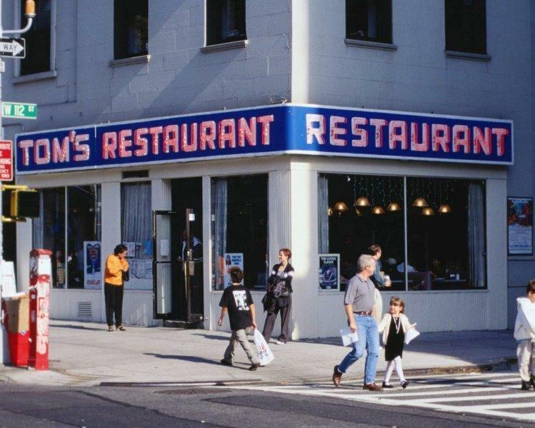 SEINFELD - Tom's Restaurant Jerry - George Glossy 8 x 10 Photo Poster painting Poster Man Cave