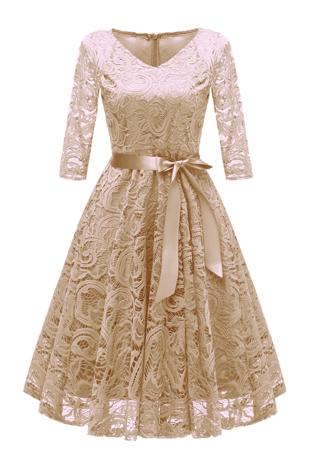 Gorgeous Lace Homecoming Dress With Sleeves Online - lulusllly