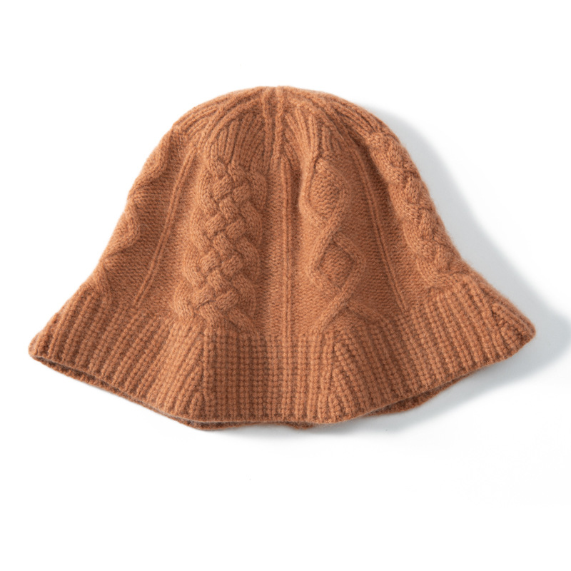 100% Cashmere Bucket Hat Pattern REAL SILK LIFE