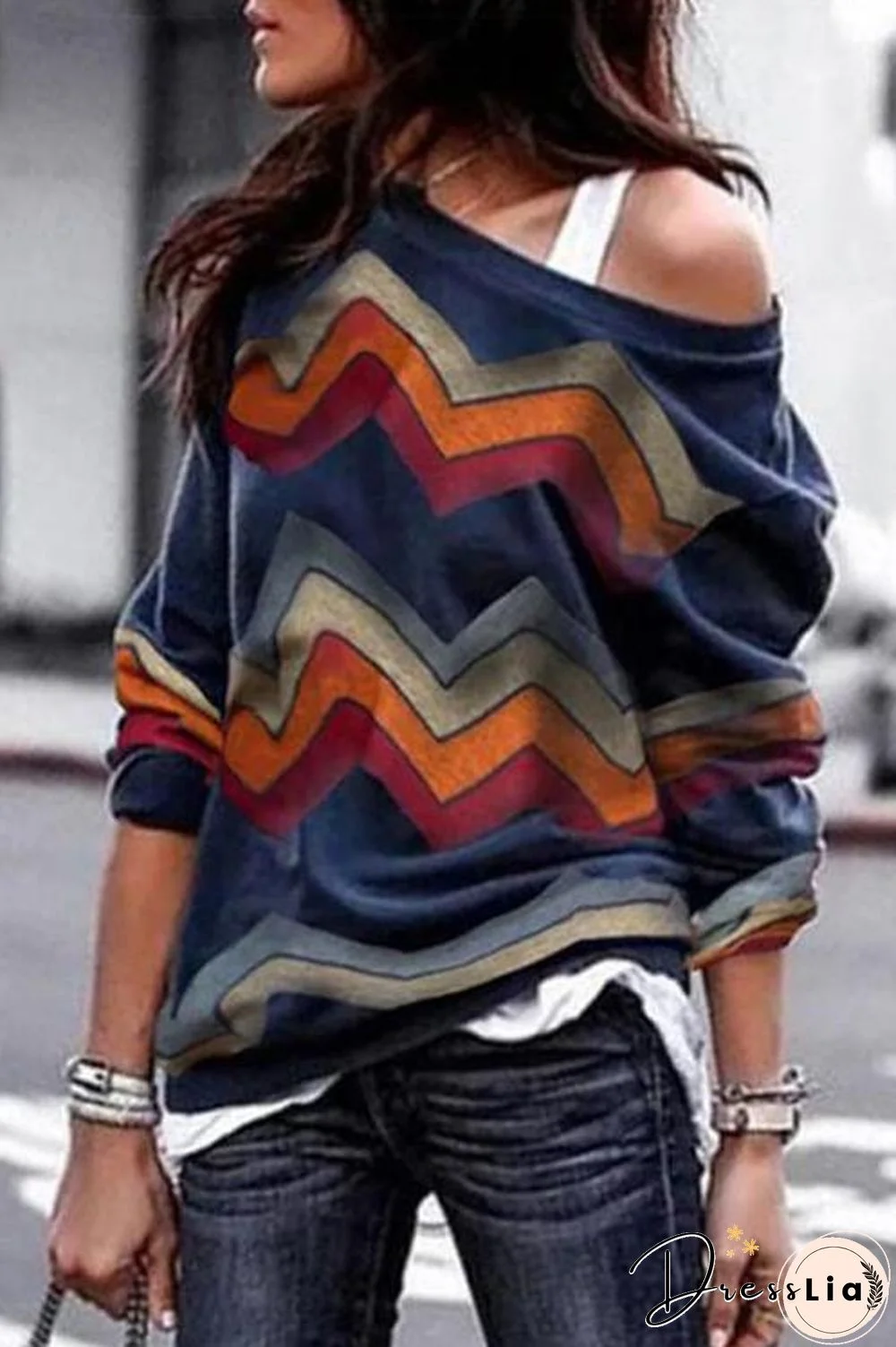 Casual Geometric Print T-shirt