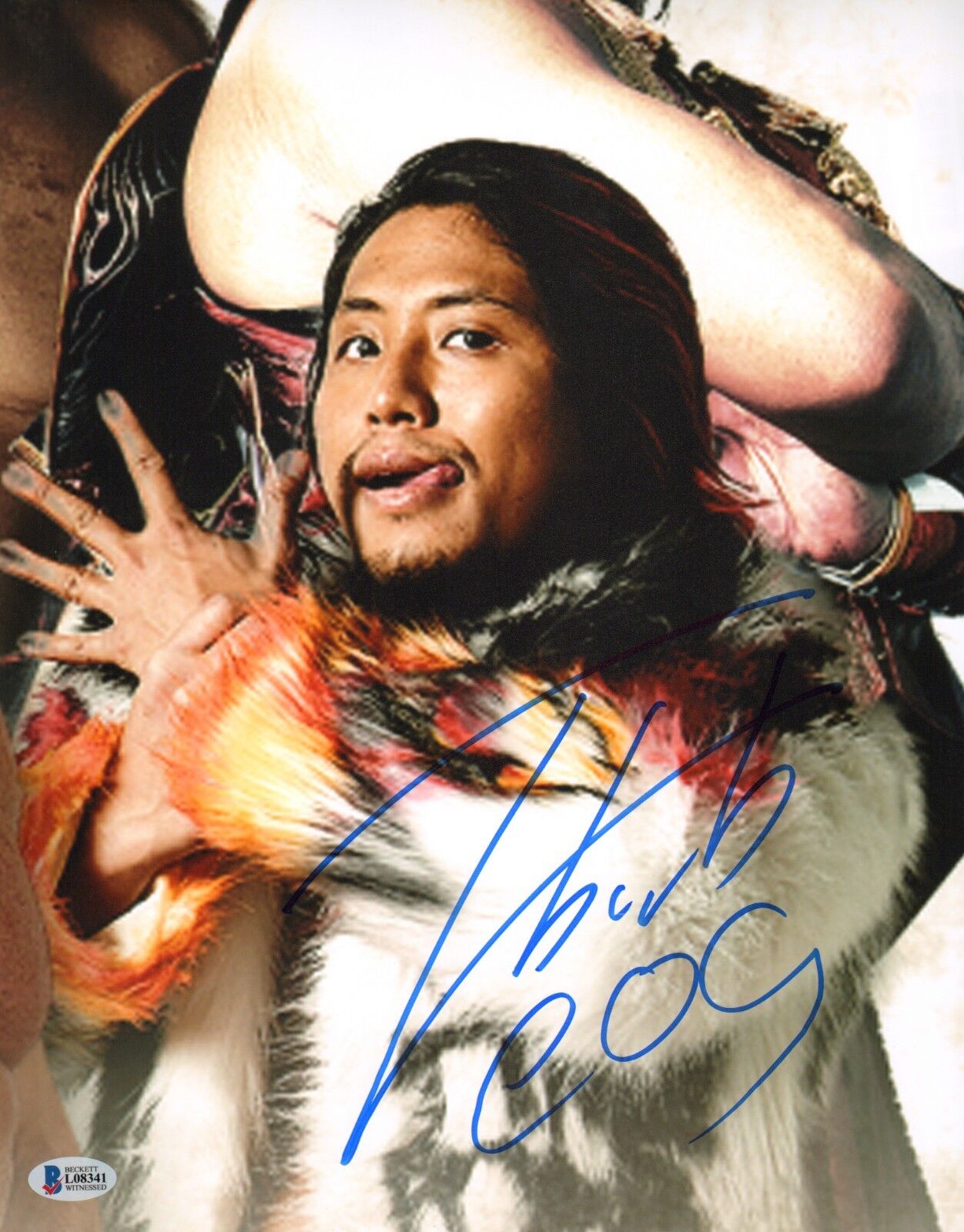 Hiromu Takahashi Signed 11x14 Photo Poster painting BAS COA New Japan Pro Wrestling LIJ Auto'd 2