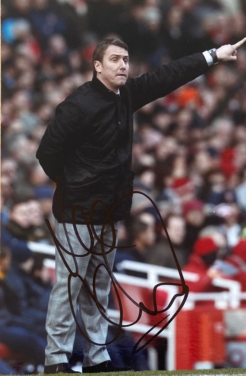 Lee Clark Genuine Hand Signed 6X4 Photo Poster painting - Huddersfield Town 5