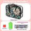 DIY Flowers Diamond Art Rhinestone Makeup Bag Transparent PVC Storage Pack Gift