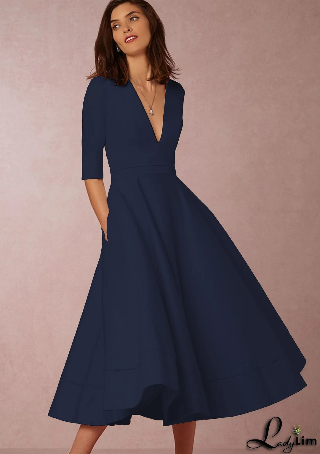 Elegant and Casual winter Dress