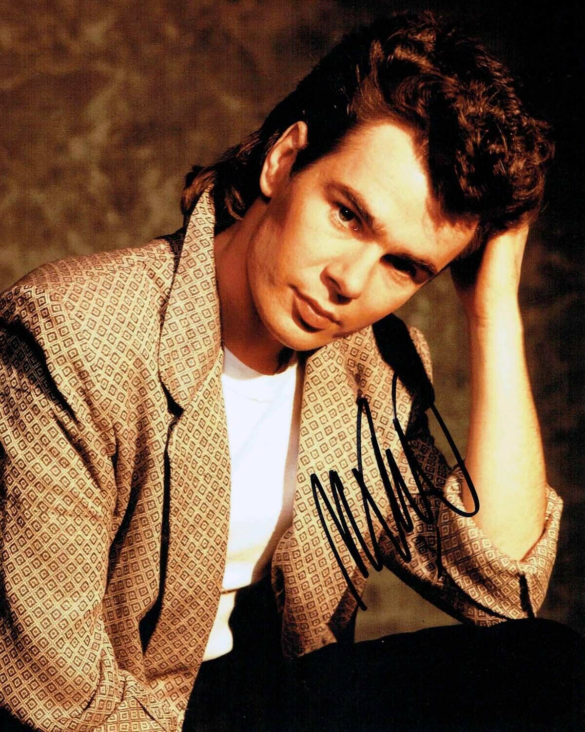 Nik KERSHAW SIGNED Autograph 10x8 Photo Poster painting AFTAL COA 80's Singer The Riddle