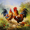 Diamond Painting-DIY Full Round Drill Rooster