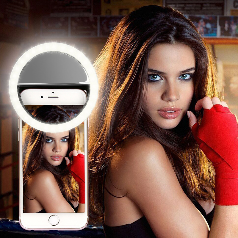 1" Selfie Ring Light Phone Clip Lens Light For Phone、14413221362536236236、sdecorshop