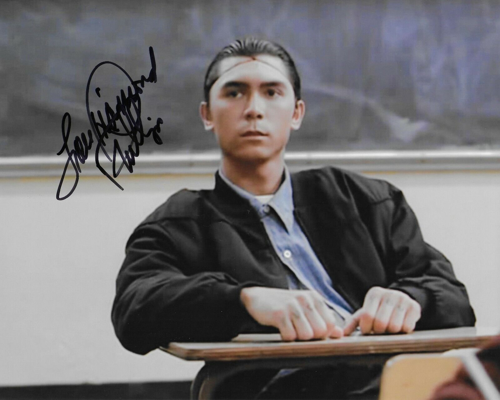 Lou Diamond Phillips Stand and Deliver Original Signed 8X10 Photo Poster painting @HollywoodShow