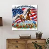 (Pre-Framed)Memorial day-Special Shape Diamond Painting Kit(25x25cm)