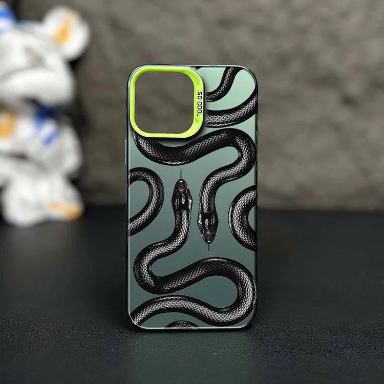 Luxury Snake Graphic Soft Shockproof Bumper For iPhone  Etrgadget- Smartphone Cases & Covers | Accessories