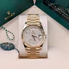 Rolex Yellow Gold President Day Date 40mm Diamond Pave Dial - 228238 - New 2025