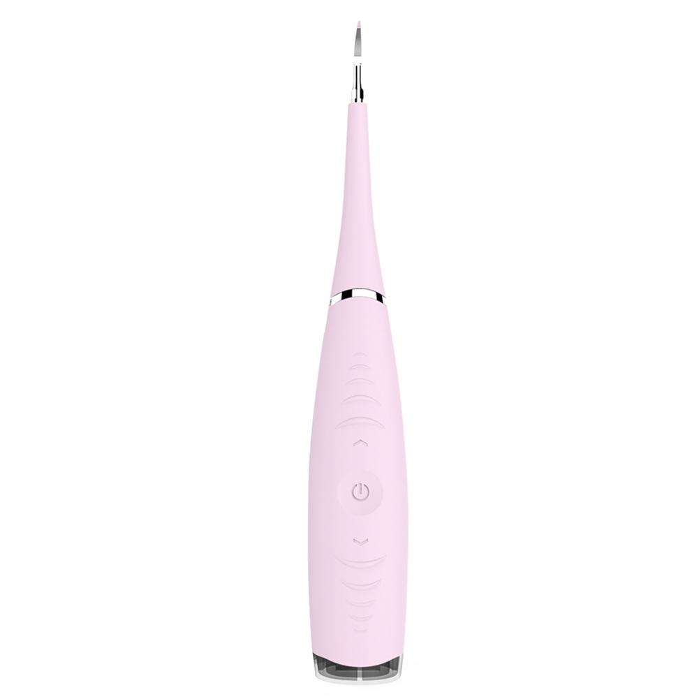 

USB Electric Tooth Cleaner Sonic Dental Scaler Tooth Calculus Stain Remover, Pink, 501 Original