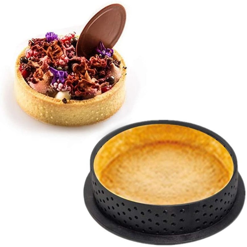 

10Pcs Mousse Circle Diy French Dessert Baking Plate Round Pie Cake Mold, 501 Original