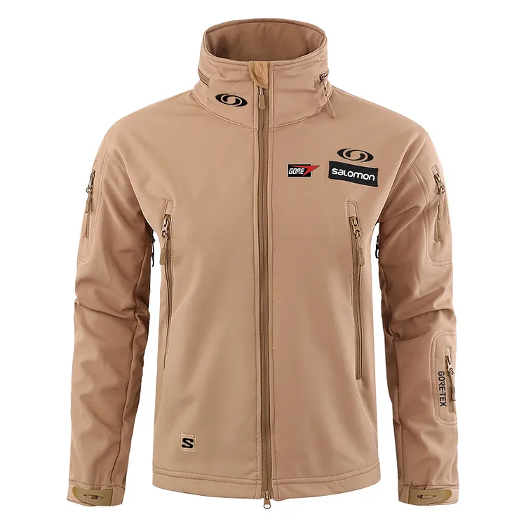 SALOMON&reg; 2025 Męska wodoodporna i wiatroszczelna kurtka outdoorowa