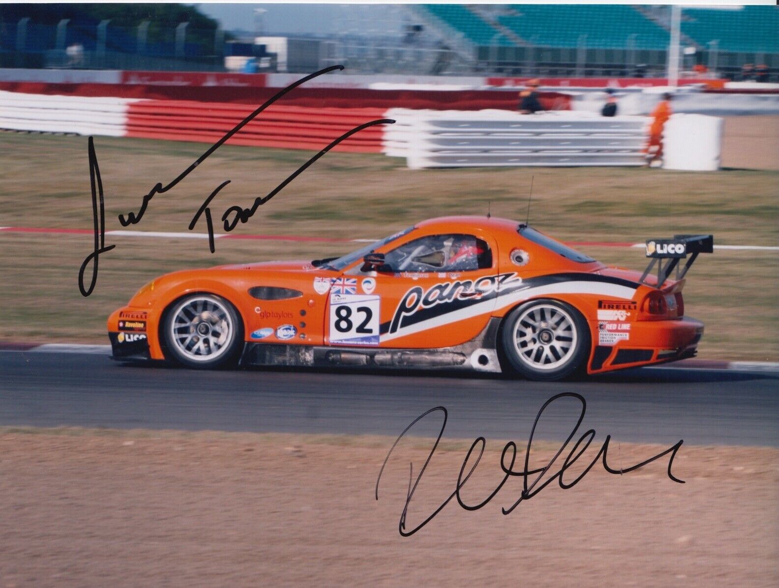 Lawrence Tomlinson and Richard Dean Hand Signed 8x6 Photo Poster painting - Le Mans Autograph 4.