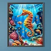 (40*50cm)Seahorse - Full Round Drill Diamond Painting