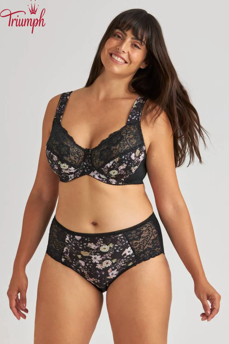 Triumph - Soutien com arma&ccedil;&atilde;o e renda floral (4 unidades)