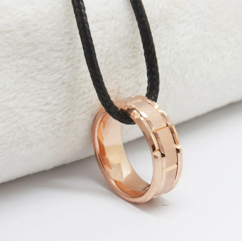 8MM Rose Gold Brick Pattern Women's Or Men's Tungsten Carbide Wedding Faceted Rings Rose Gold Brick Pattern Comfort Fit Grooved