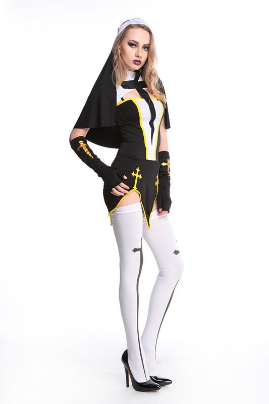 Nun Sexy Underwear Halloween Cosplay Performance Clothes