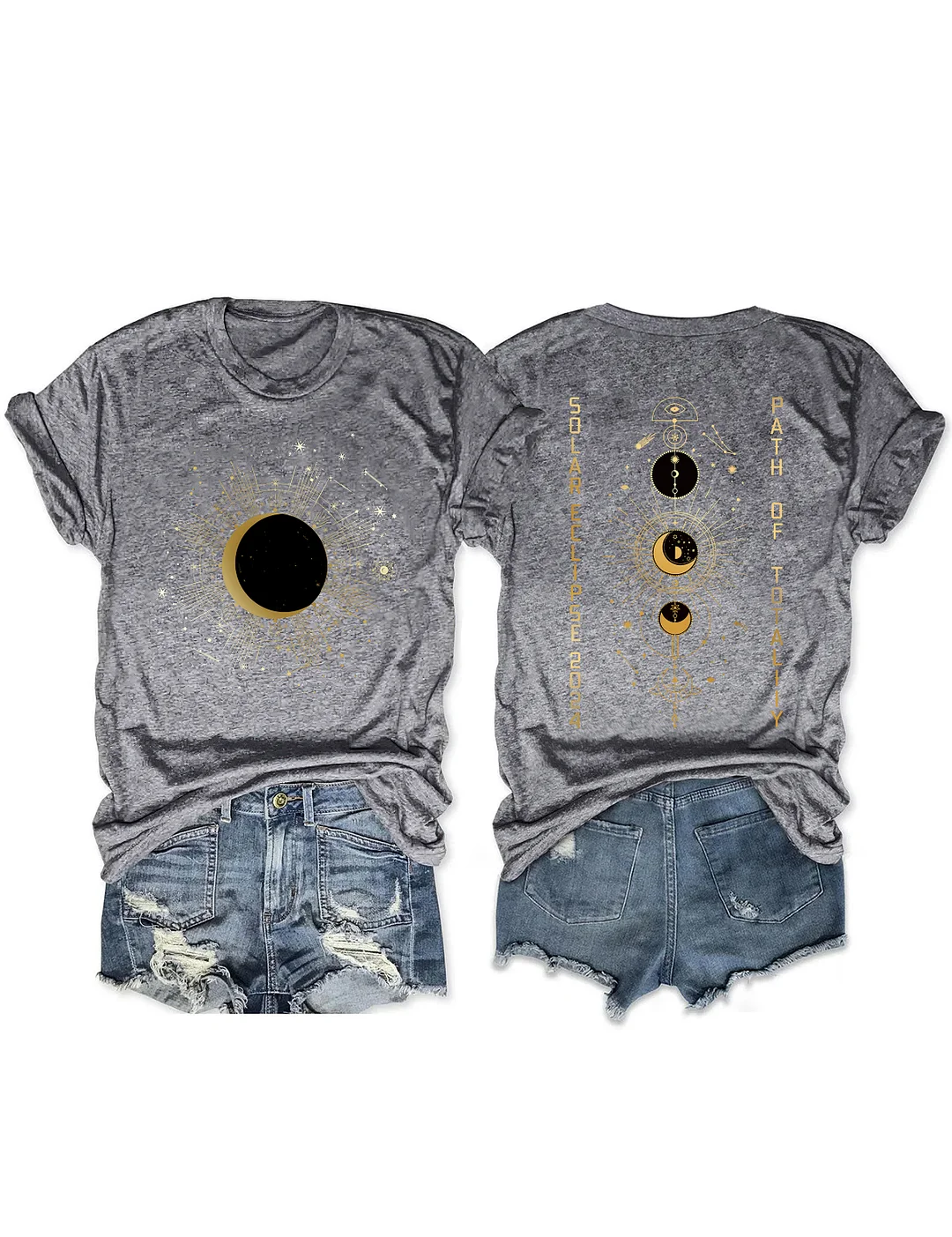 Path of Totality Total Solar Eclipse T-shirt