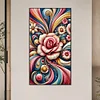 (40*70cm)Flower - Full Round Drill Diamond Painting