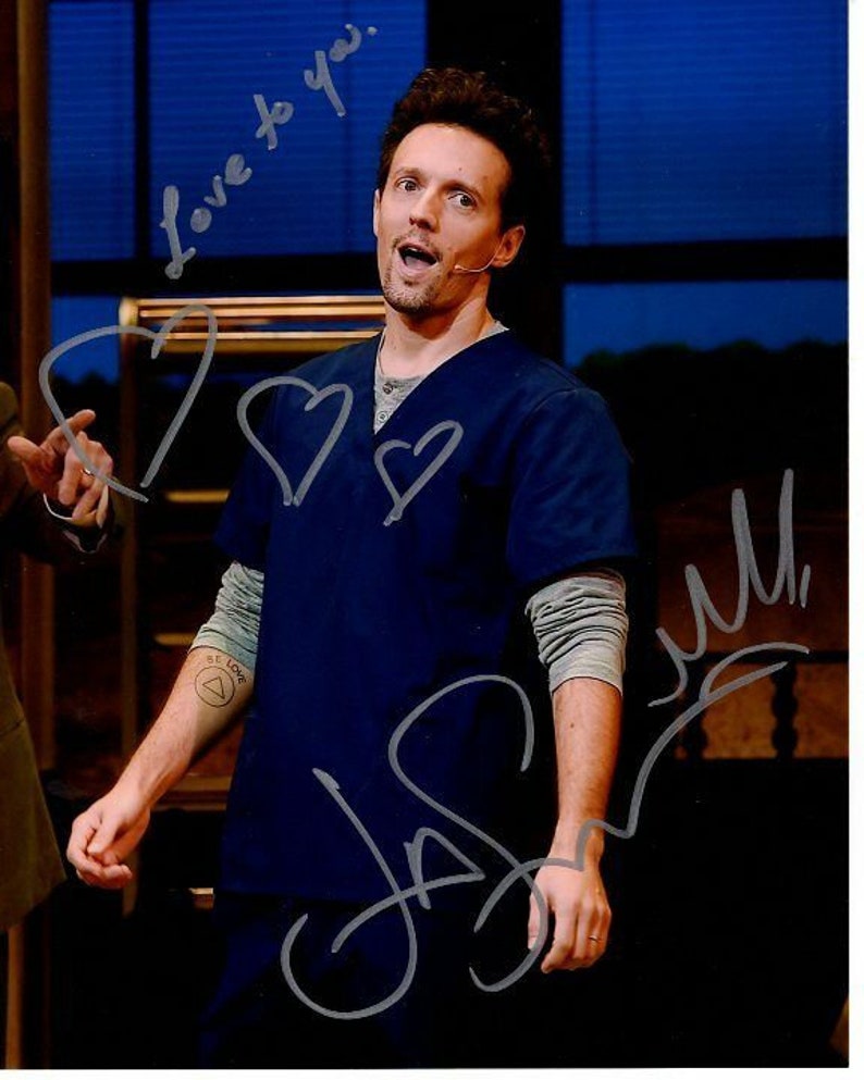 Jason mraz signed autographed waitress dr. pomatter Photo Poster painting