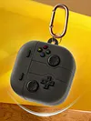 Cute Case Cover for Samsung Galaxy Buds4/4Pro Earbuds Silicone Protective Case with Keychain Shockproof Cartoon Game Design