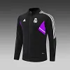 2022/2023 Real Madrid Long Zipped Jacket Black Football Shirt 1:1 Thai Quality Set