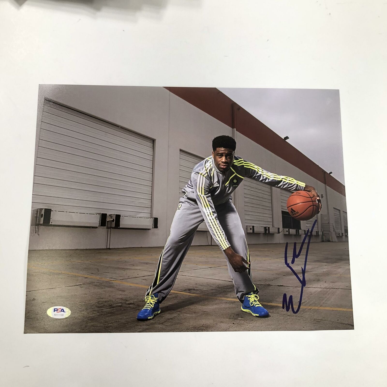 Emmanuel Mudiay signed 11x14 Photo Poster painting PSA/DNA Denver Nuggets Autographed Jazz