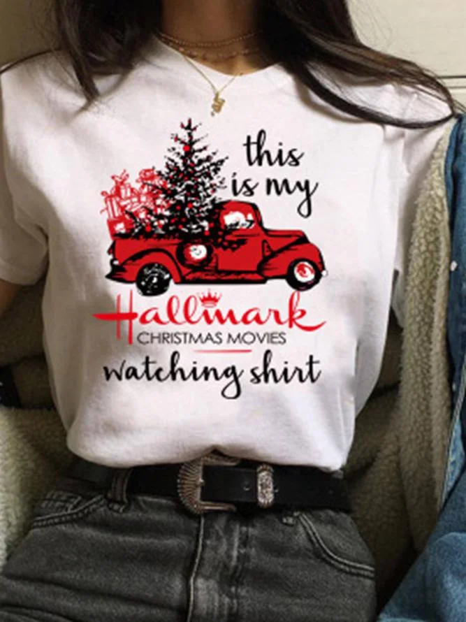 Hallmark Christmas Short Sleeves T-shirt