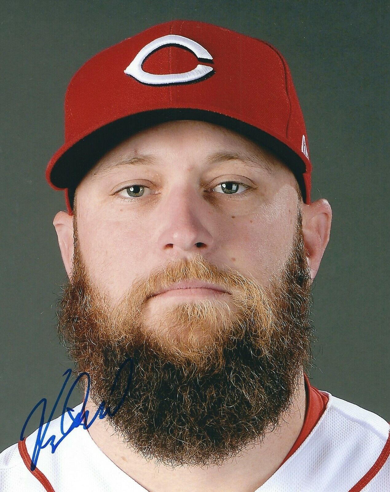 Signed 8x10 KEVIN QUACKENBUSH Cincinnati Reds Autographed Photo Poster painting- COA