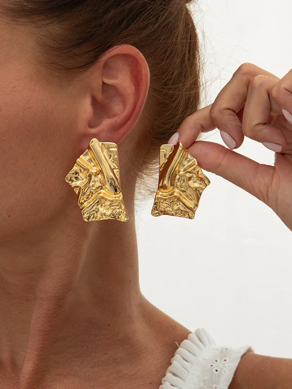 Geometric Normcore Drop Earrings