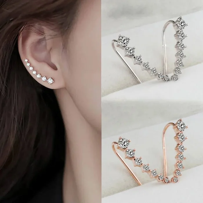👂Seven Star Diamond Stud Earrings