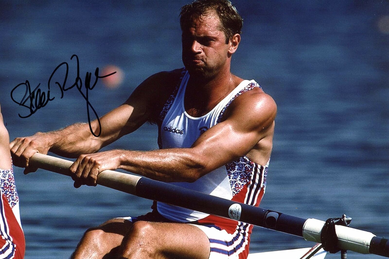 Steve Redgrave OLYMPICS ROWER autograph, In-Person signed Photo Poster painting